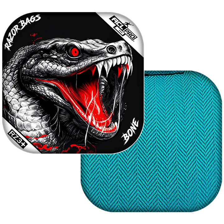 Bone | Snake | ACL PRO Razor Cornhole Bags