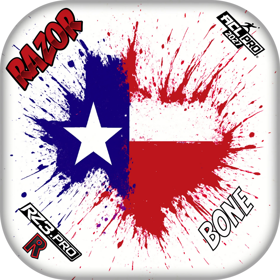 Bone PRO Splatter Texas Cornhole Bags
