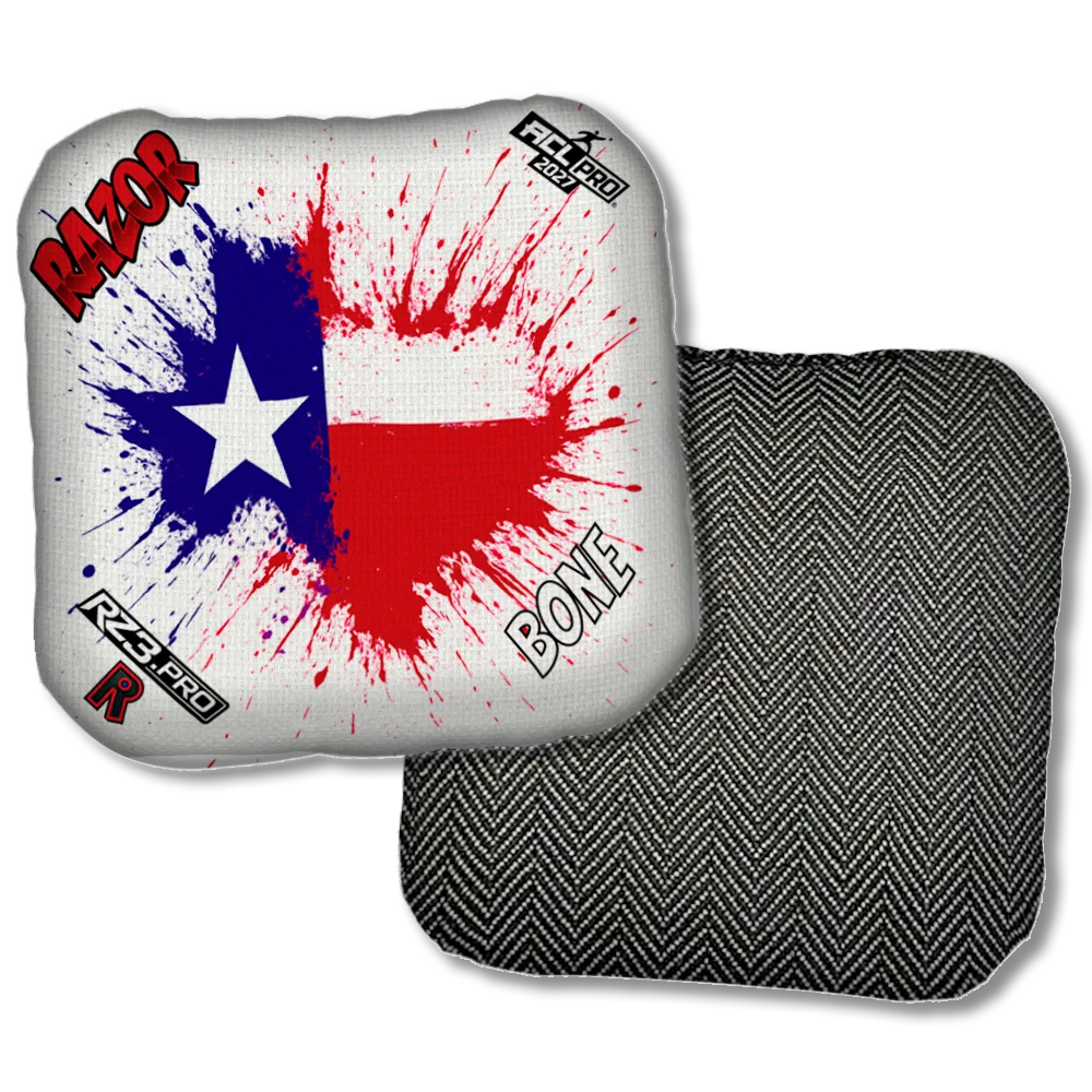 Bone PRO Splatter Texas Black Back Product View