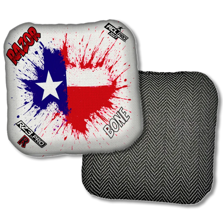 Bone PRO Splatter Texas Black Back Product View