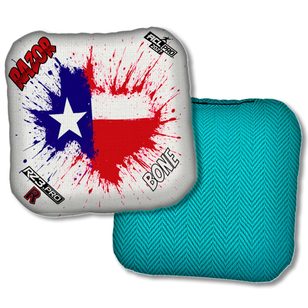 Bone PRO Splatter Texas Teal Back Product View