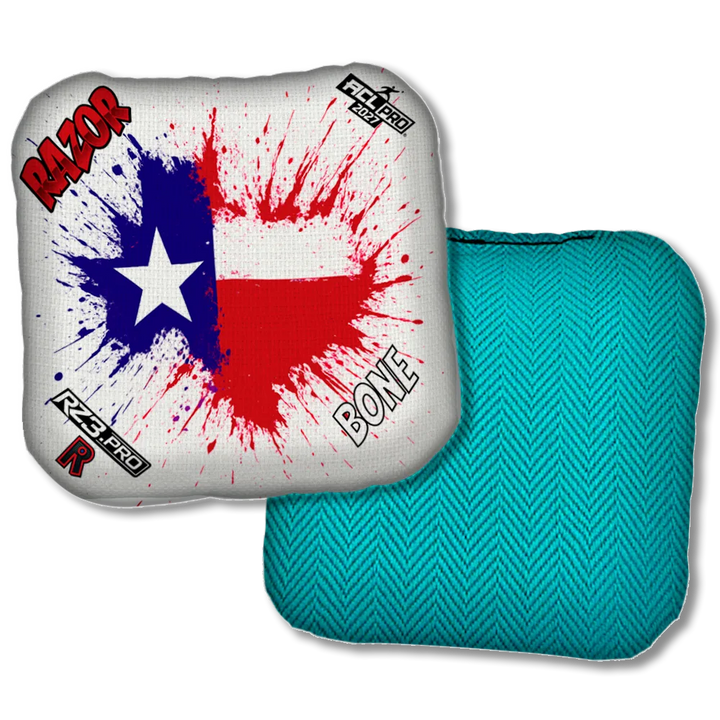 Bone PRO Splatter Texas Teal Back Product View
