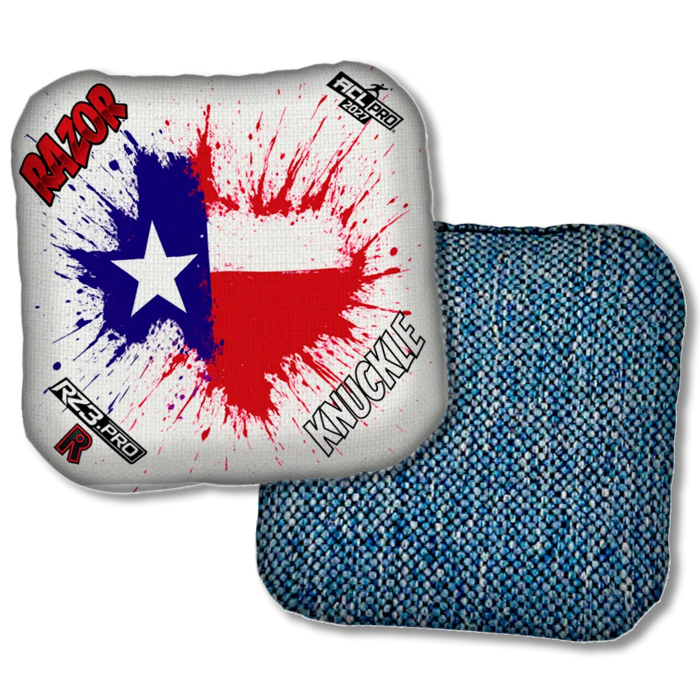 Knuckle PRO Splatter Texas Blue Back Product View