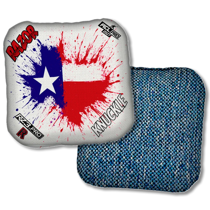 Knuckle PRO Splatter Texas Blue Back Product View