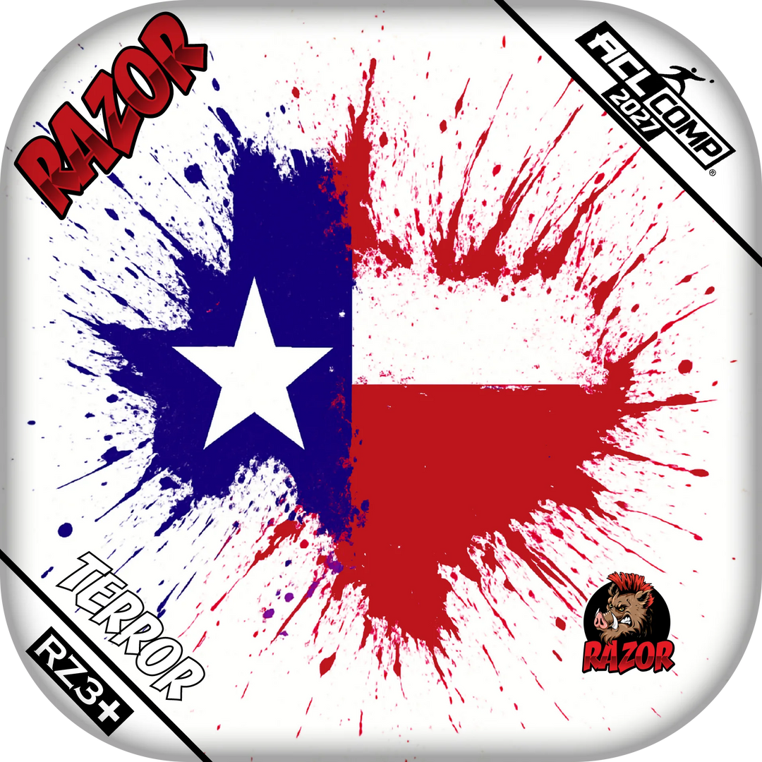 Terror COMP Splatter Texas Cornhole Bags