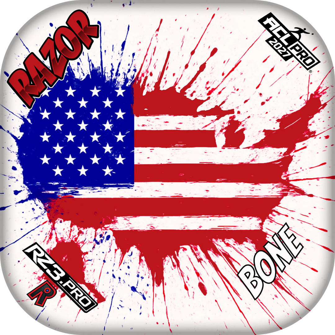 Bone PRO Splatter USA Cornhole Bags