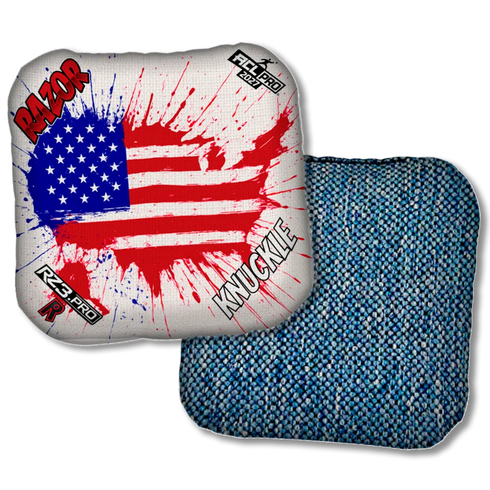 Knuckle PRO Splatter USA Blue Back Product View