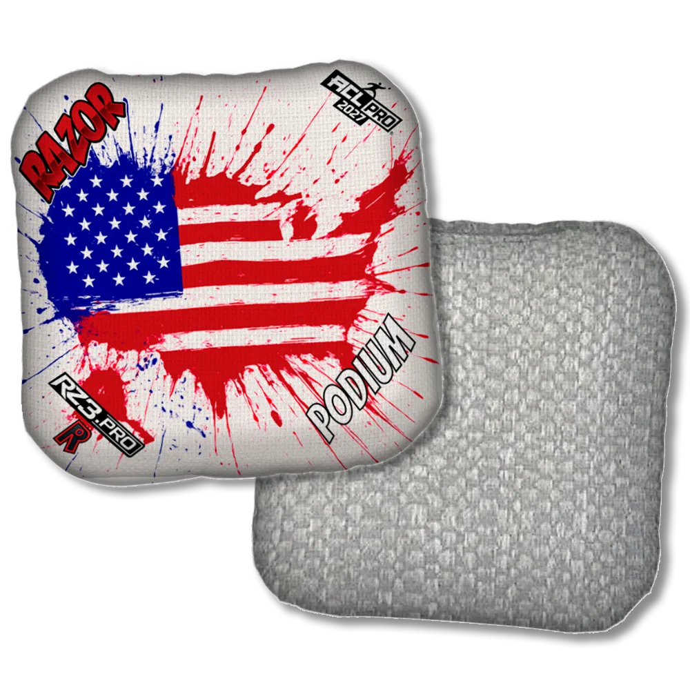 Podium PRO Splatter USA Silver Back Product View