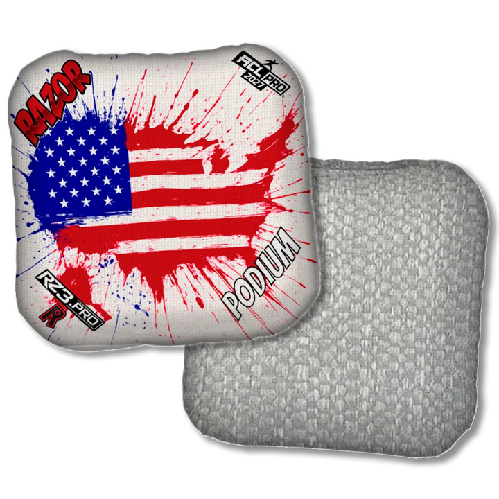 Podium PRO Splatter USA Silver Back Product View