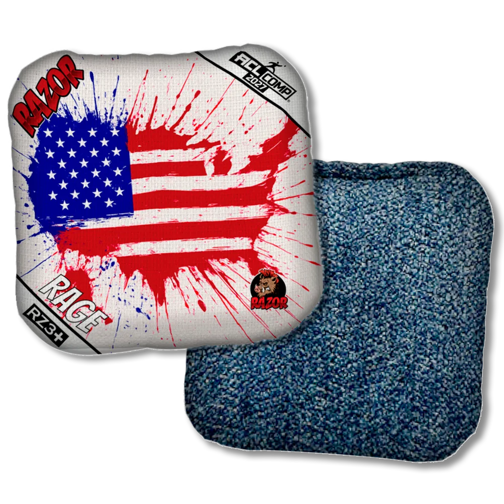 Rage COMP Splatter USA Blue Back Product View