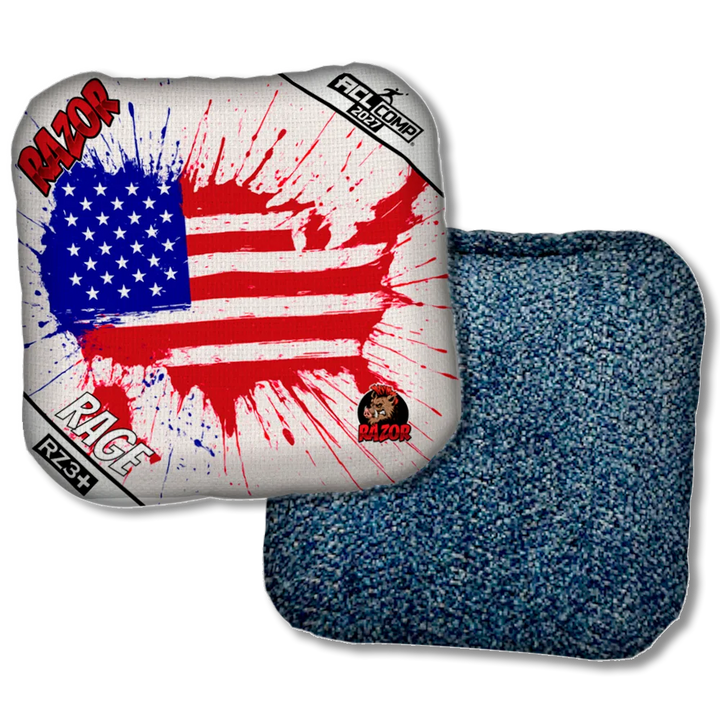 Rage COMP Splatter USA Blue Back Product View