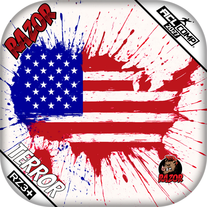 Terror COMP Splatter USA Cornhole Bags