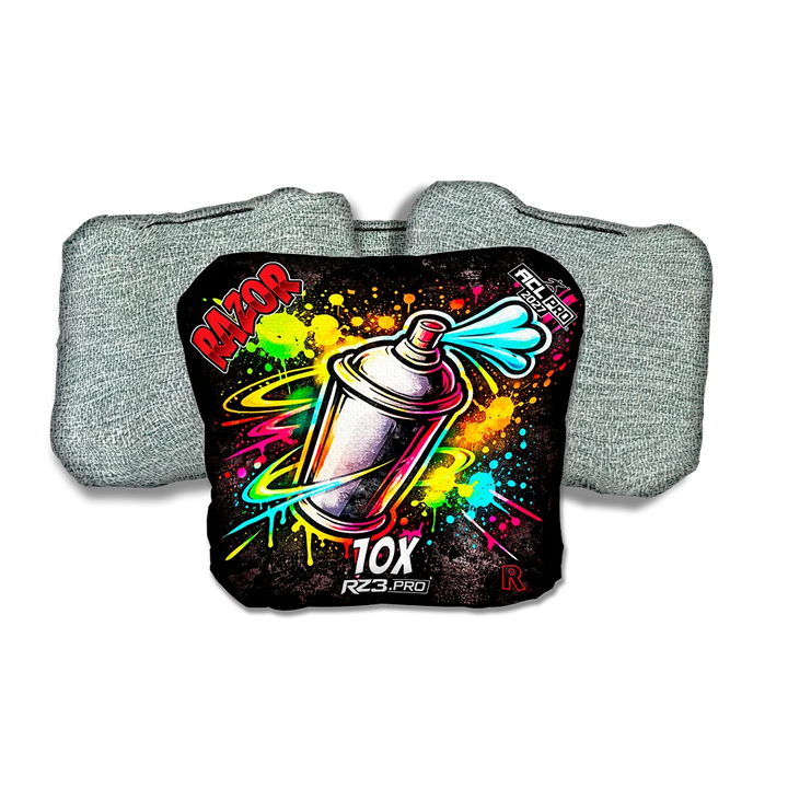 10 X PRO Spraycan SP Light Back Cornhole Bags