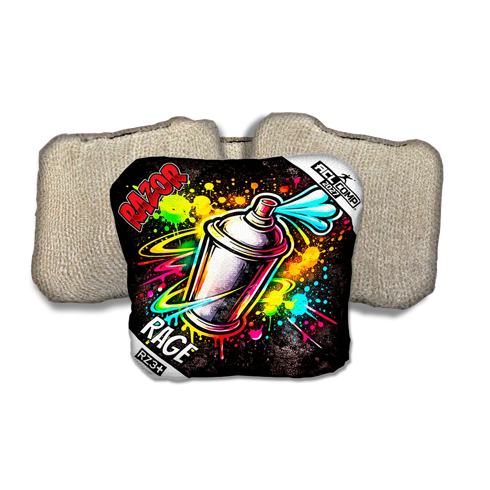 Rage COMP Spraycan SP Tan Back Cornhole Bags
