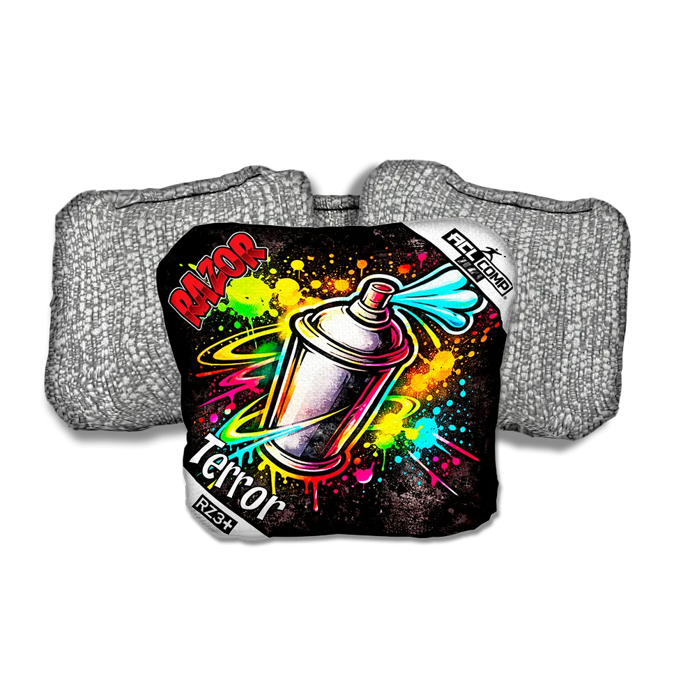 Terror COMP Spraycan SP Silver Back Cornhole Bags