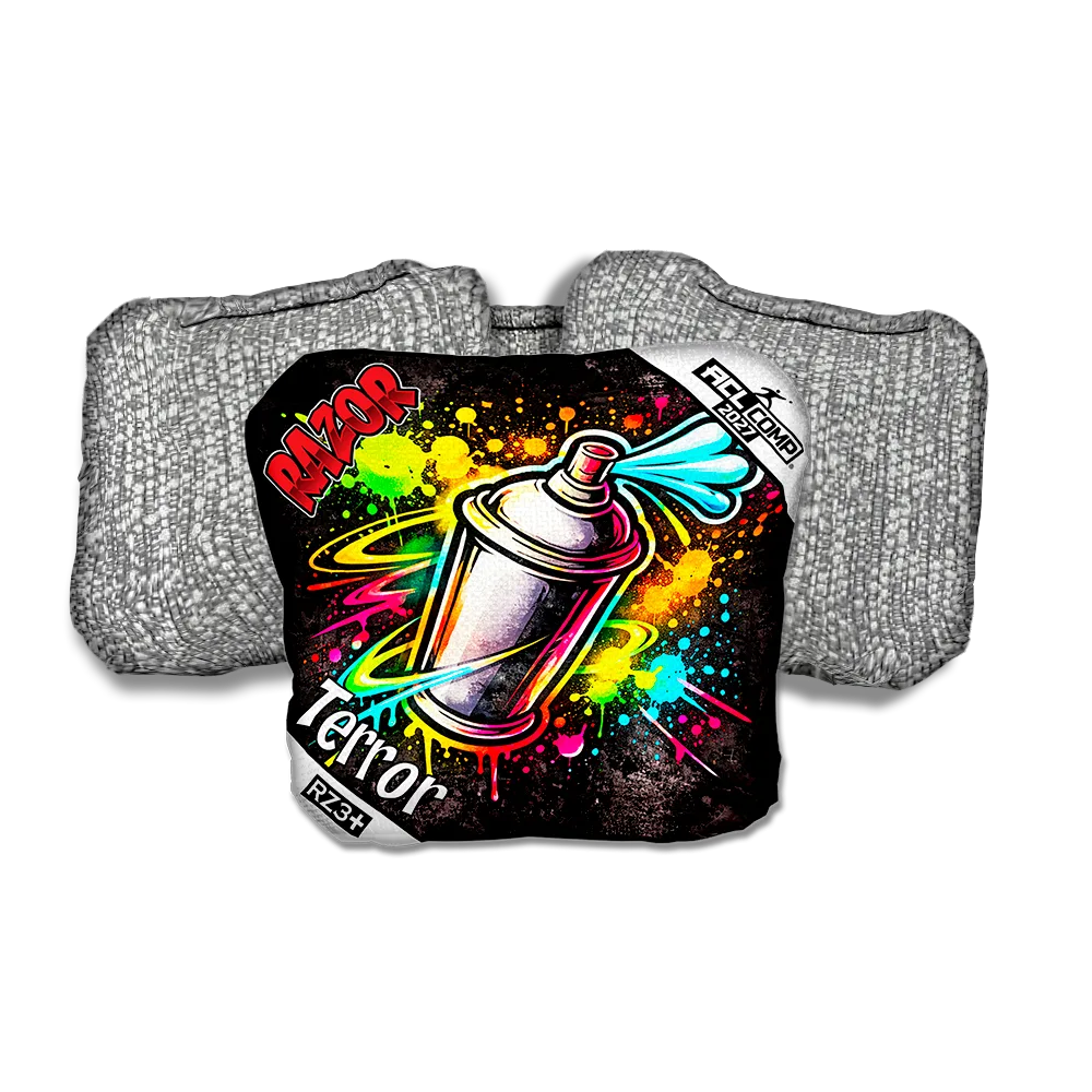 Terror COMP Spraycan SP Silver Back Cornhole Bags