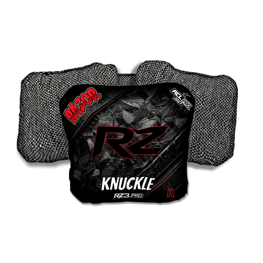 Knuckle PRO Stealth RZ Gray Back Cornhole Bags