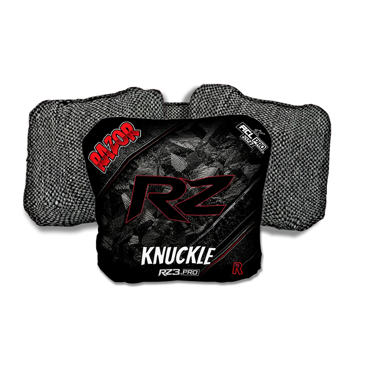 Knuckle PRO Stealth RZ Gray Back Cornhole Bags