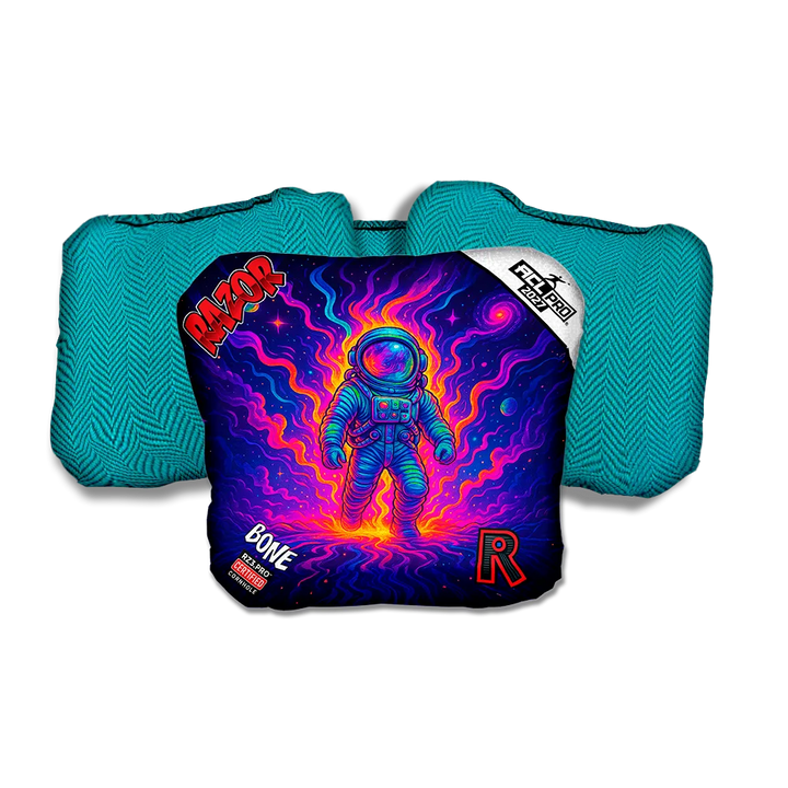 Bone PRO Steller Teal Back Cornhole Bags