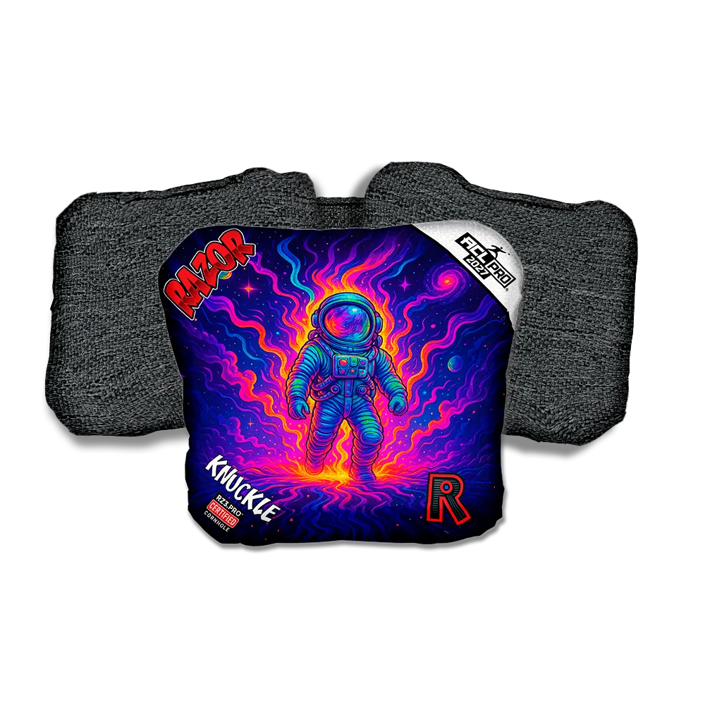 Knuckle PRO Steller Black Back Cornhole Bags