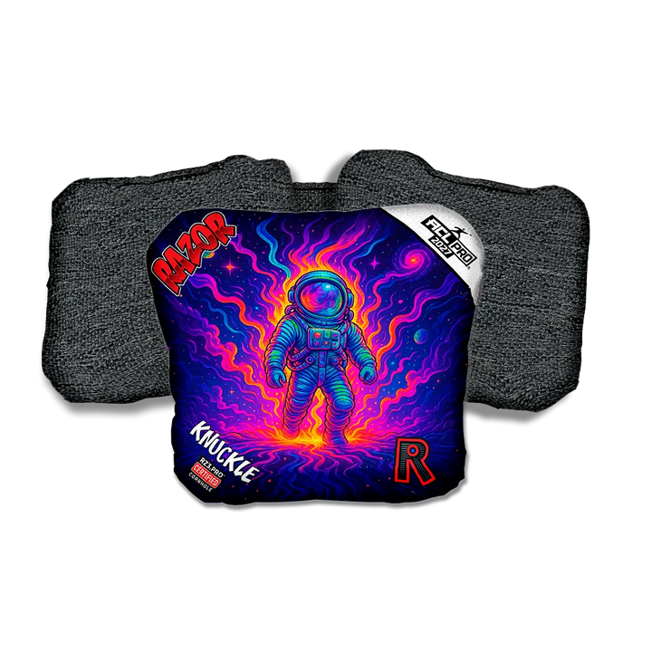 Knuckle PRO Steller Black Back Cornhole Bags