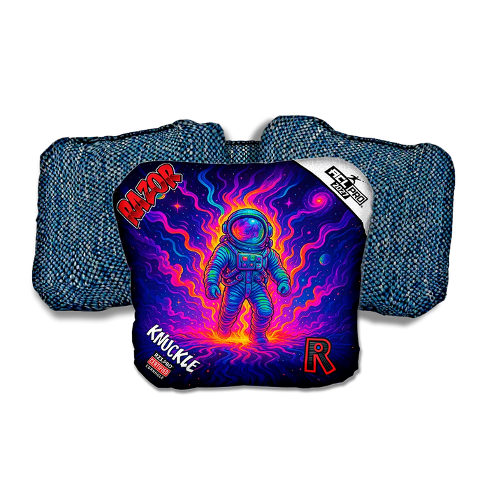 Knuckle PRO Steller Blue Back Cornhole Bags