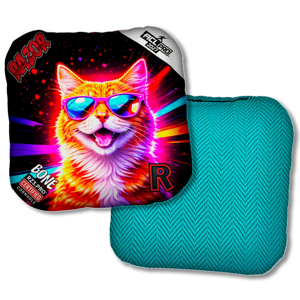 Bone PRO Tabby Party Animals Teal Back Product View