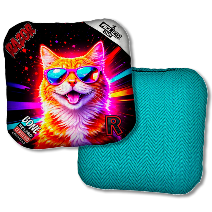 Bone PRO Tabby Party Animals Teal Back Product View