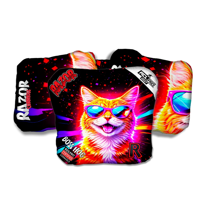 Boss Hog PRO Tabby Party Animals Cornhole Bags