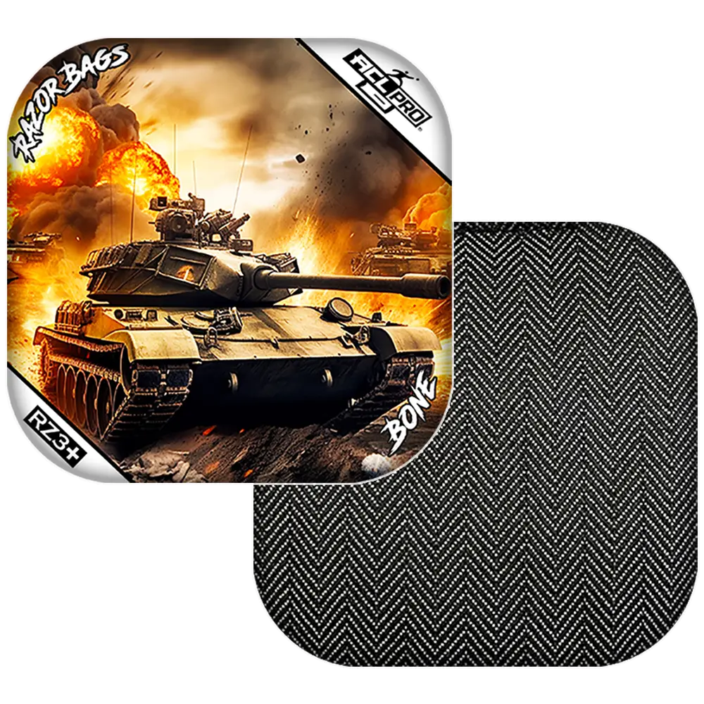 Bone | Hero Tank | ACL PRO Razor Cornhole Bags