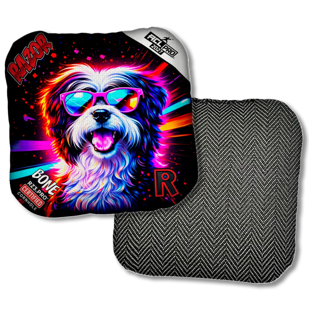 Bone PRO Terrier Party Animals Black Back Product View