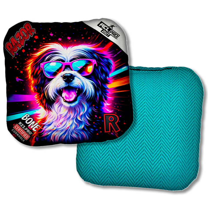 Bone PRO Terrier Party Animals Teal Back Product View
