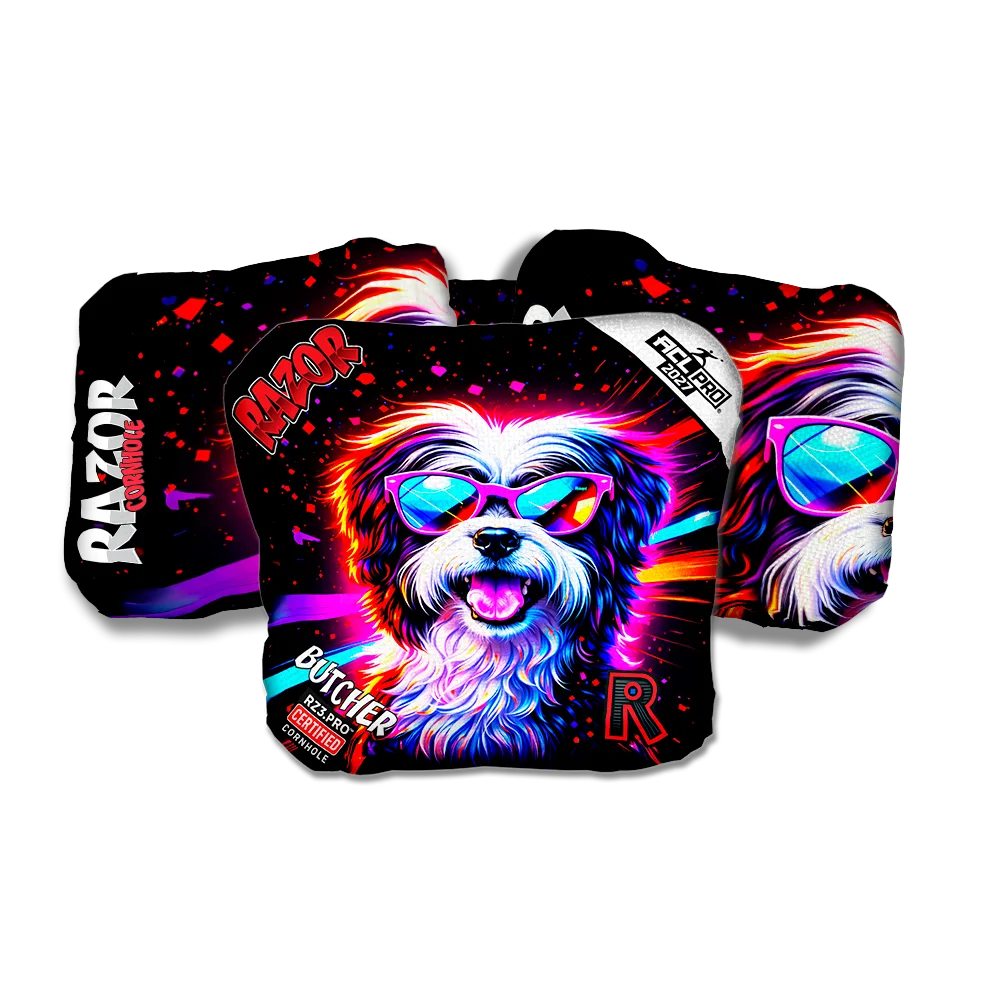 Butcher PRO Terrier Party Animals Cornhole Bags