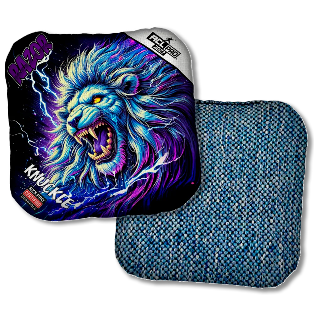 Knuckle PRO Thundralion Purple Series Blue Back Product View