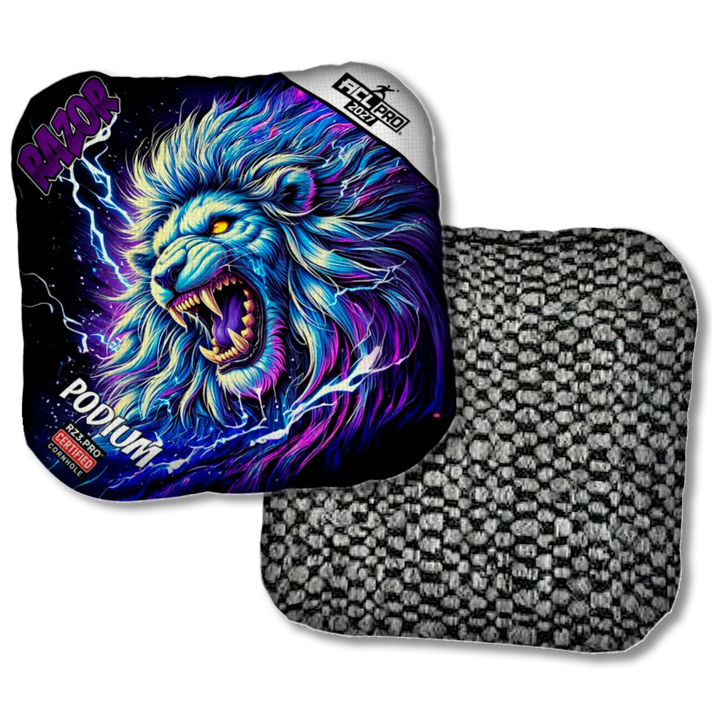 Podium PRO Thundralion Purple Series Black Back Product View