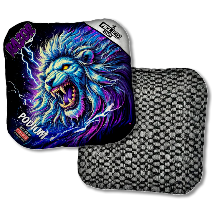 Podium PRO Thundralion Purple Series Black Back Product View