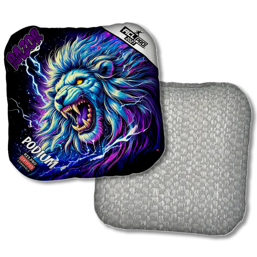Podium PRO Thundralion Purple Series Silver Back Product View