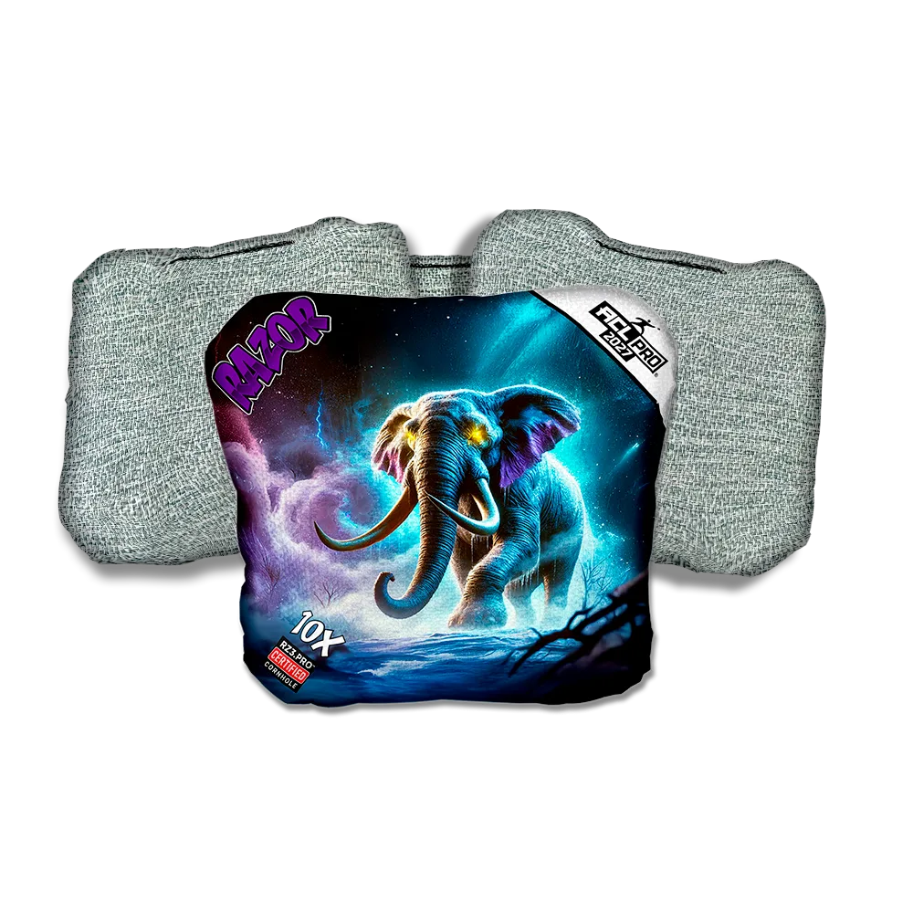 10 X PRO Titan Tusk Purple Series Light Back Cornhole Bags