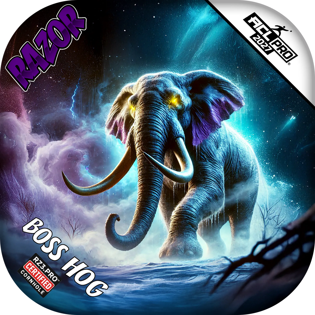 Boss Hog PRO Titan Tusk Purple Series Cornhole Bags