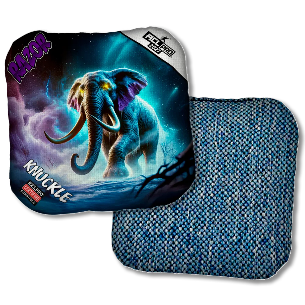 Knuckle PRO Titan Tusk Purple Series Blue Back Product View