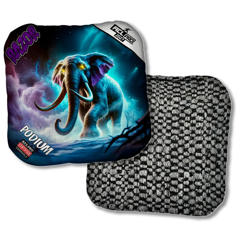 Podium PRO Titan Tusk Purple Series Black Back Product View