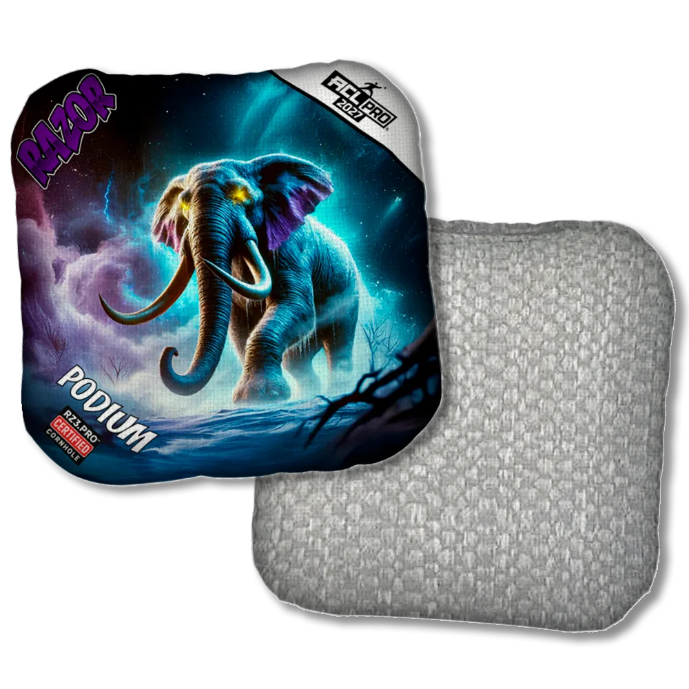 Podium PRO Titan Tusk Purple Series Silver Back Product View