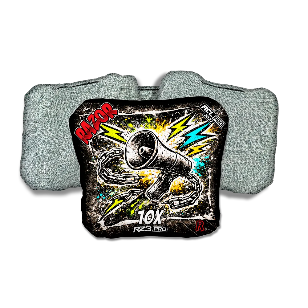 10 X PRO Uproar RT Light Back Cornhole Bags