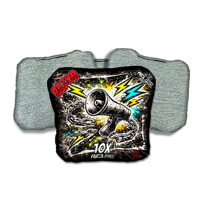 10 X PRO Uproar RT Light Back Cornhole Bags