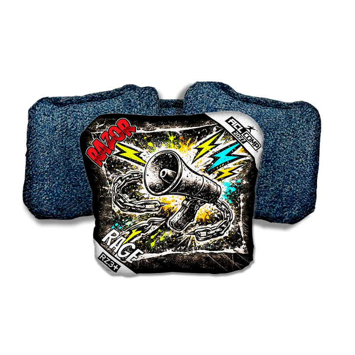 Rage COMP Uproar RT Blue Back Cornhole Bags