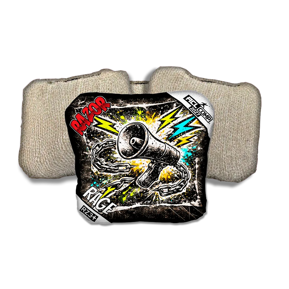 Rage COMP Uproar RT Tan Back Cornhole Bags