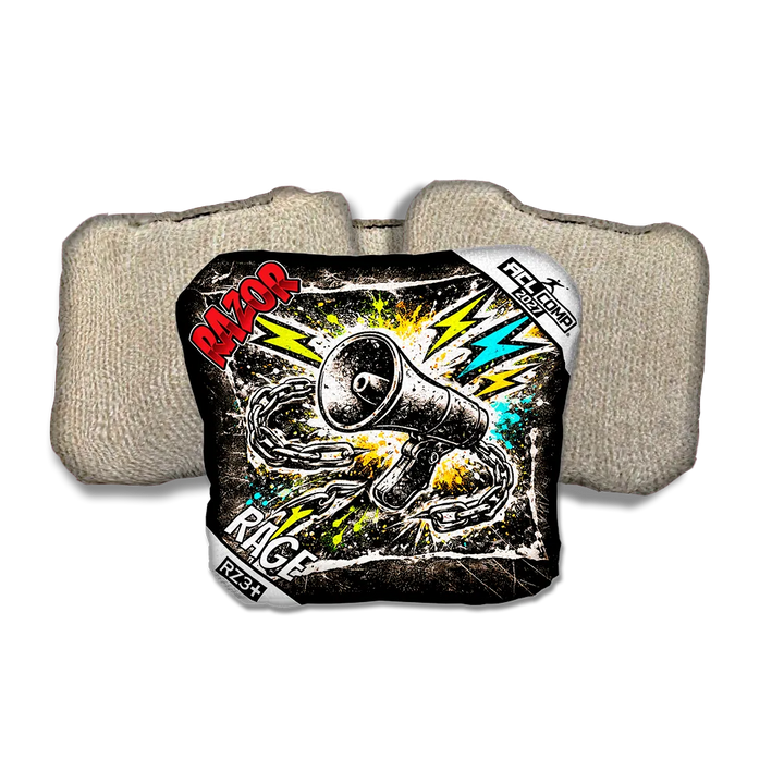 Rage COMP Uproar RT Tan Back Cornhole Bags