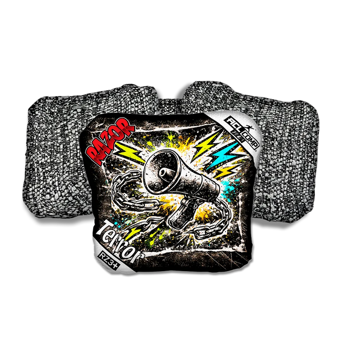 Terror COMP Uproar RT Salt Pepper Back Cornhole Bags