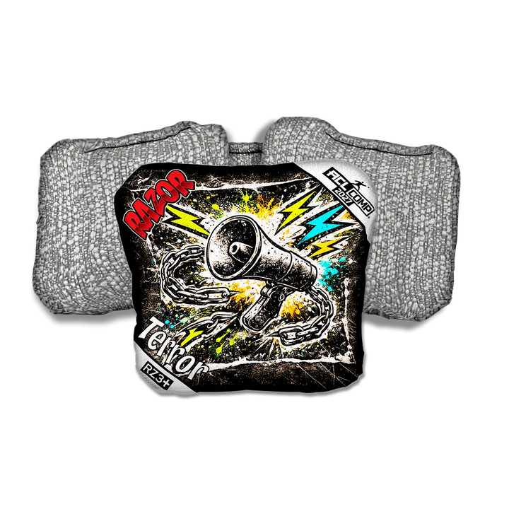 Terror COMP Uproar RT Silver Back Cornhole Bags