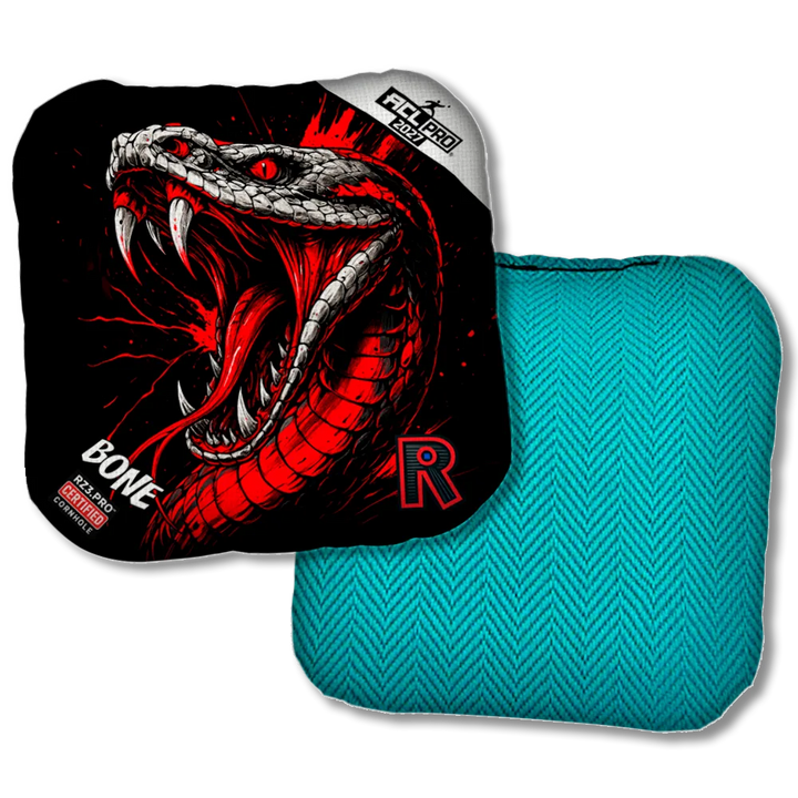 Bone PRO Viper Black Series Teal Back Product View
